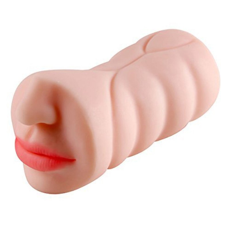 Male Masturbator Oral Deep Throat Stroker Blowjob Sex Toy Realistic Tongue Men gallery