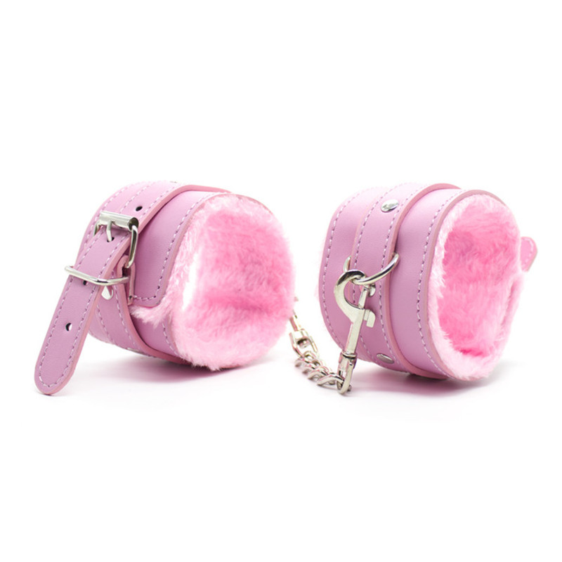 PU Leather Handcuffs Slave Restraints Bondage Couples Sex Toys Roleplay BDSM