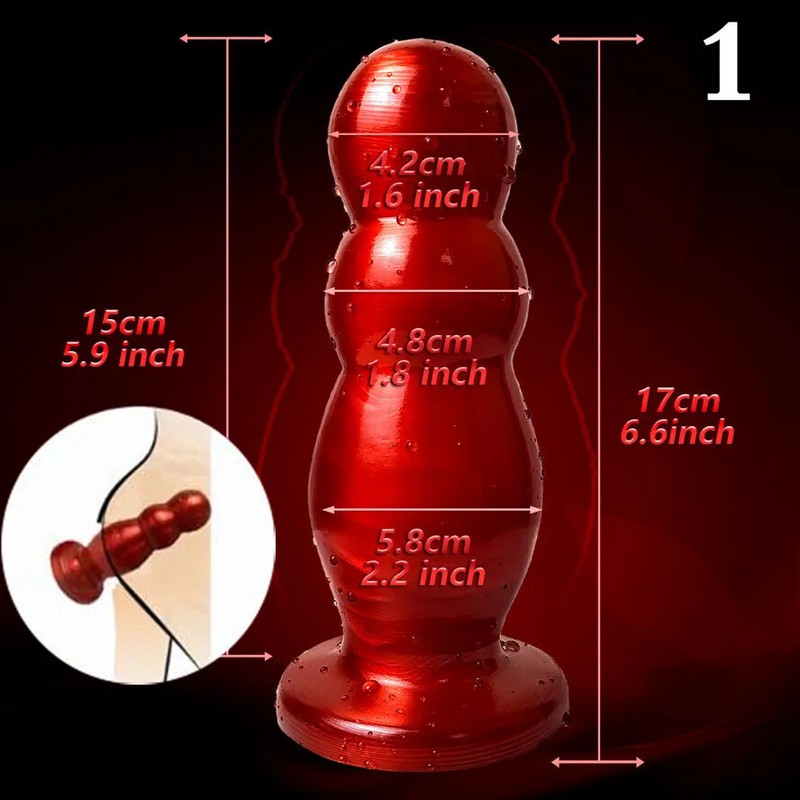 9cm Anal Beads Balls Plug Flexible Dildo Anal Dilatador Prostate Adults Sex Toys