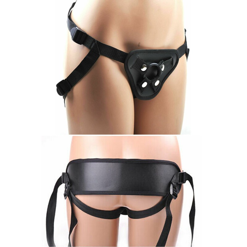 Strap-On Harness w/ Lower Back Supprt & Vibrator Pocket (4 O-Rings) No Dildo gallery