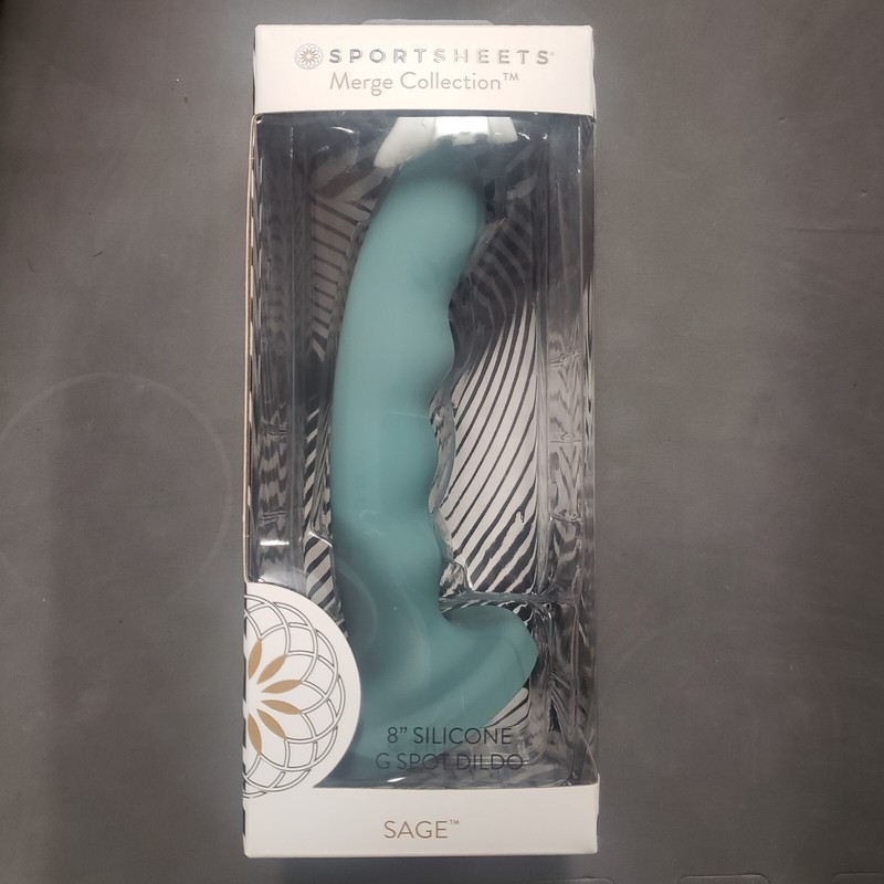 SportSheets Merge Collection Sage 8&Prime; Silicone G Spot Dildo