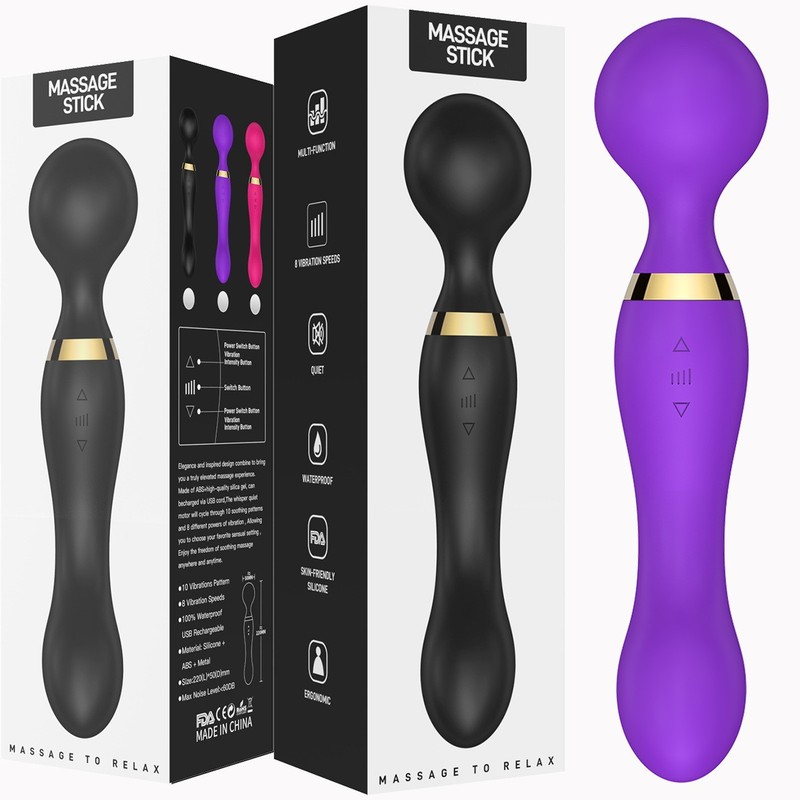 Multi-Speed Bullet Mini Vibrator Wand Neck Full Body Personal Massage For Women