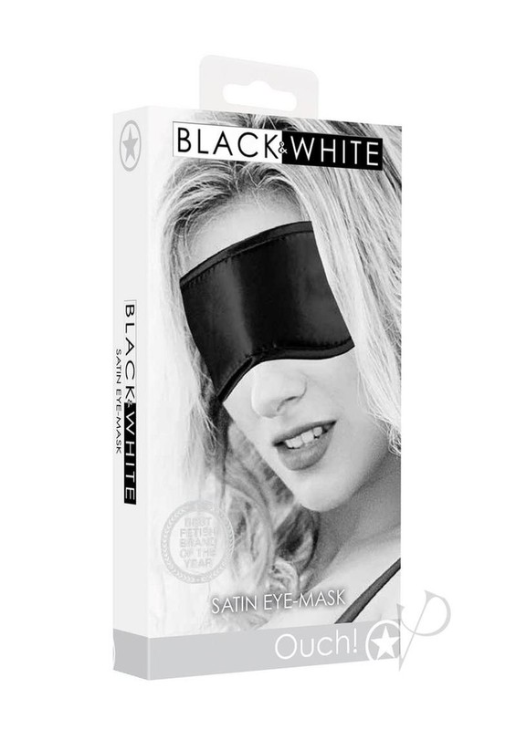 Ouch! Satin Eye-Mask – Black