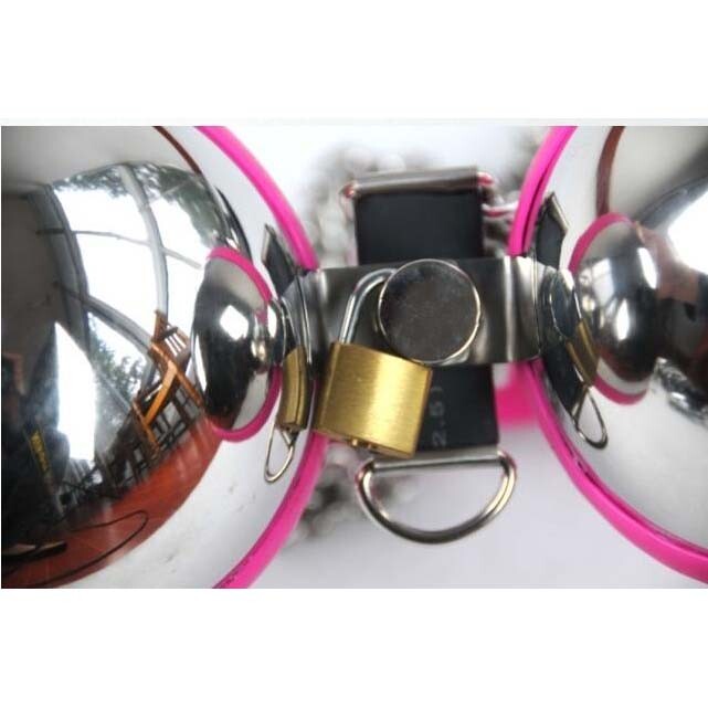 Stainless Steel Chastity Bra Belt Bondage Women Restraint Device Sex Toys BDSM gallery