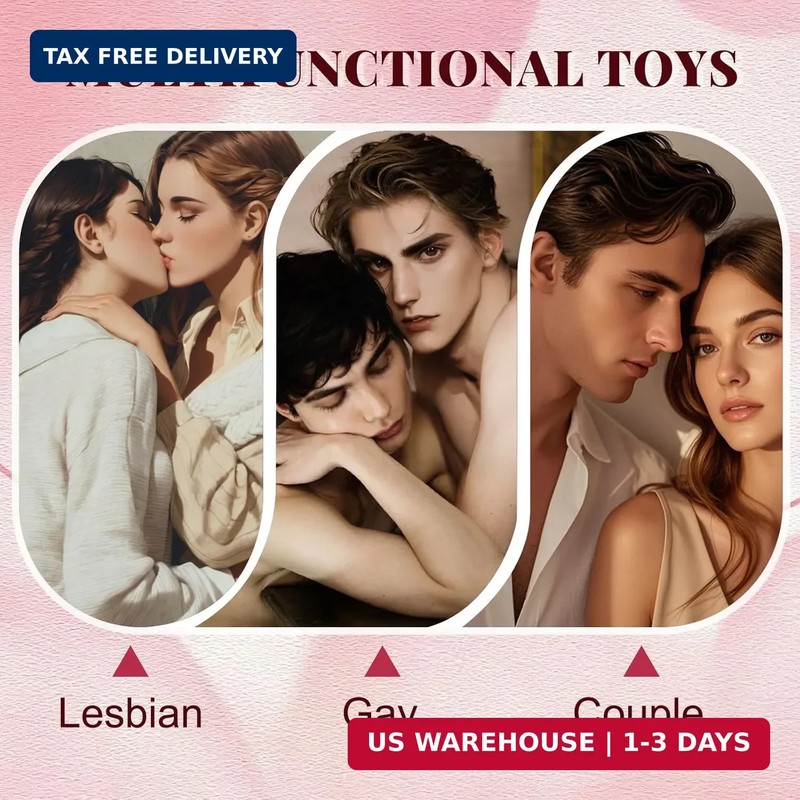 Strap on Dildo Sex Toys for Couples, Silicone Strap on Harness with 6.3 Inches R gallery
