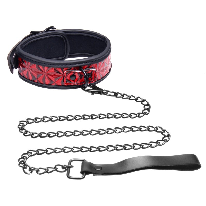Crimson Tied Collar with Leash gallery