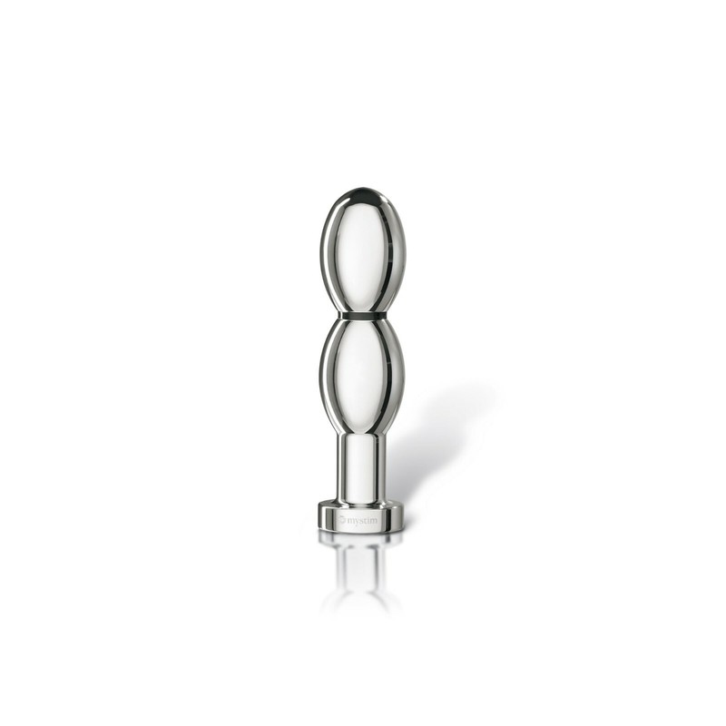 Mystim O(h!)-thello Bipolar E-Stim Aluminum Dildo