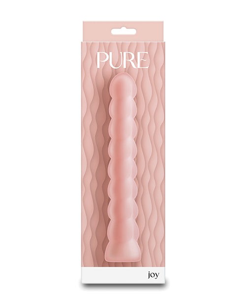 Pure Joy Textured Vibrator – Peach