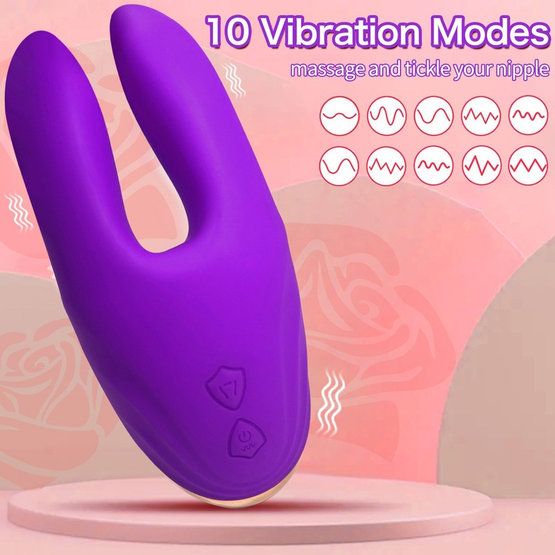 Massage device, vibrating clamp, self-pleasuring device, adult sex product gallery