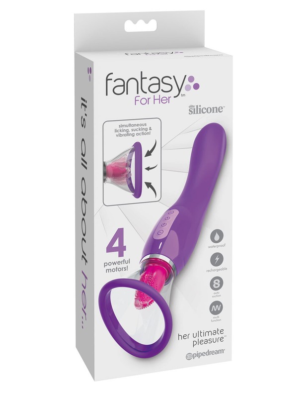 Fantasy for Her - Her Ultimate Pleasure Purple - Vibrating Clitoral Pussy Pump gallery