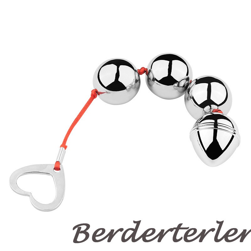 Metal Bead Anal Plug Anal Massager Unisex Anal Dilator Masturbator Butt Plug gallery