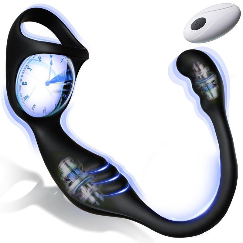Luxonia Sex Toys for Men, Remote Control Prostate Massager 12 inches, Black