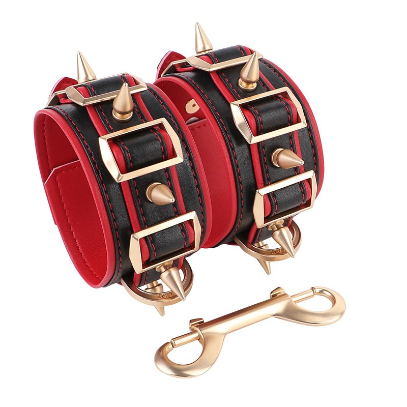 Bondage Foot Restraint Strap Anklecuffs Adjustable Leather Ankle Straps Belt gallery