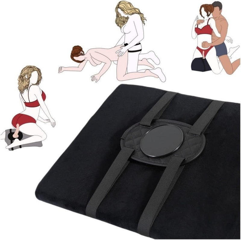 Suction Cup Dildo Mount Sex Saddle Strap on a Pillow or Furniture, Sex Swing, Se