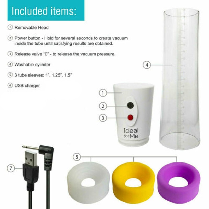 Electric Penis Pump Vacuum Electric Male Masturbator Men Penis Enlarger Growth gallery