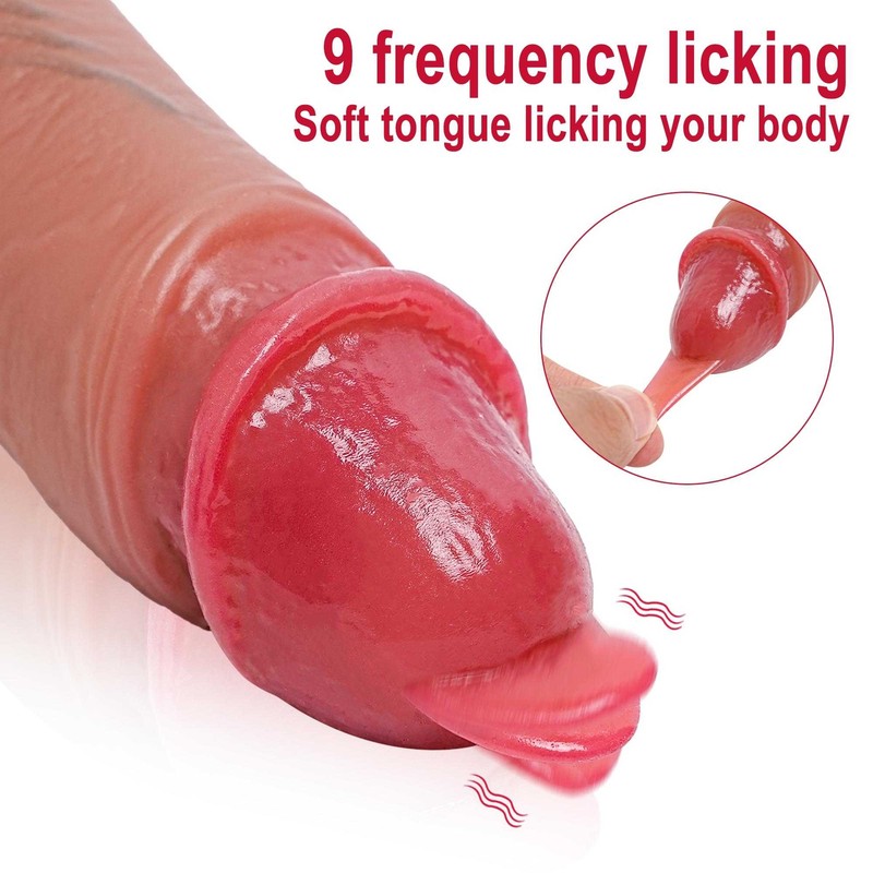 Vibrating Dildo Heating Telescopic Realistic Thrusting Anal Plug Remote Sex Toys gallery