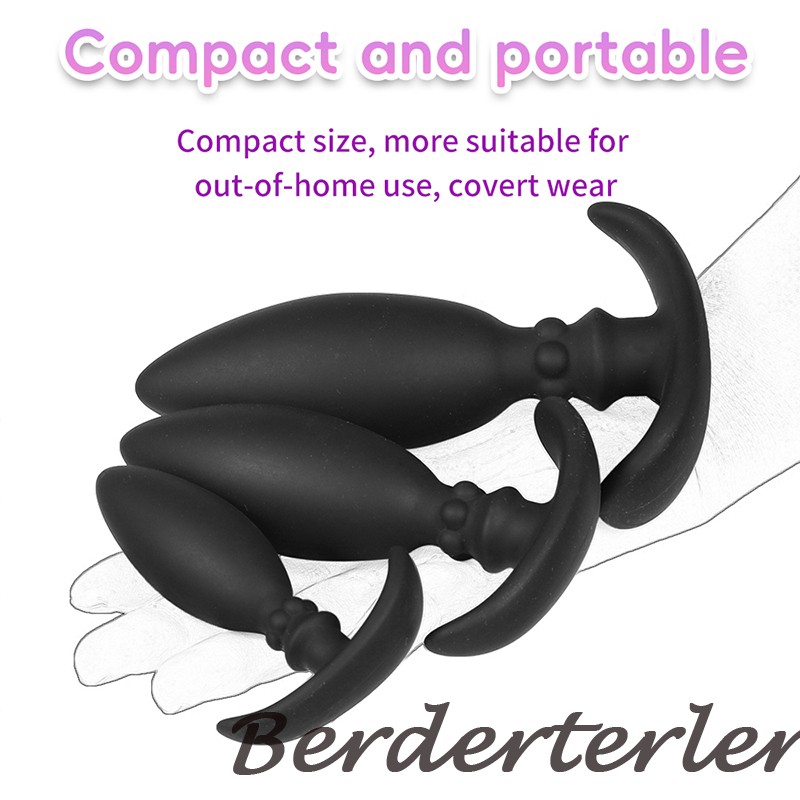 Metal Rolling Bead Silicone Anal Plug Wearable Masturbator Butt Plug Sex Toys gallery