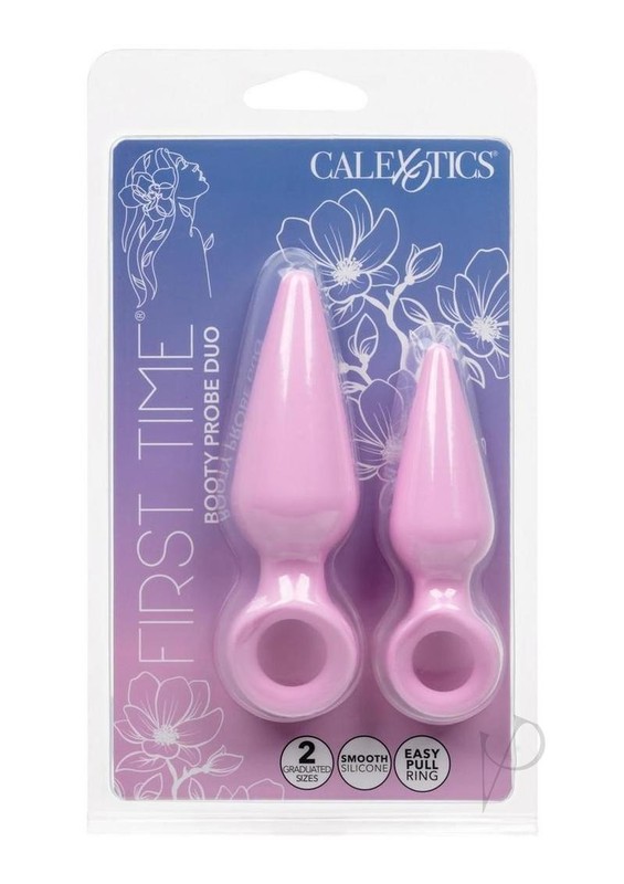 First Time Booty Silicone Probe Duo – Pink