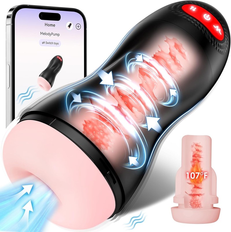 Innovative Sucking Male Stroker with 10 Vibration Levels for Intense Pleasure gallery