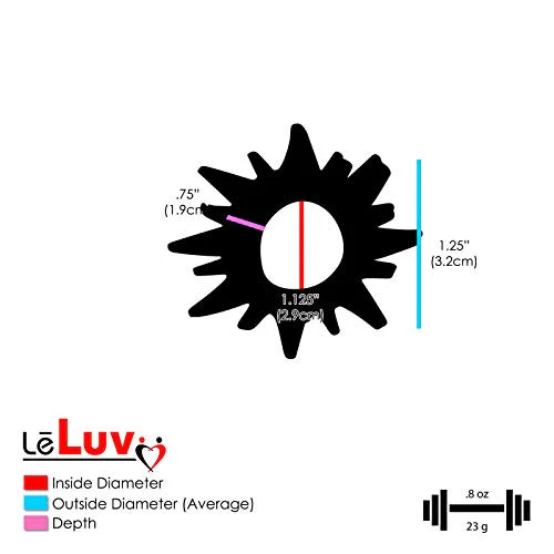 LeLuv Disposable Cock Rings Random Colors and Textures Soft Stretchy Variety Pac gallery