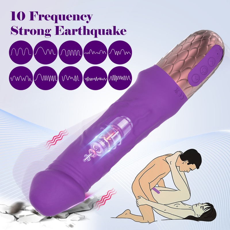 Sex Toys For Women Rechargeable G-spot Clit Vibrator Dildo Massager Adult Gifts gallery