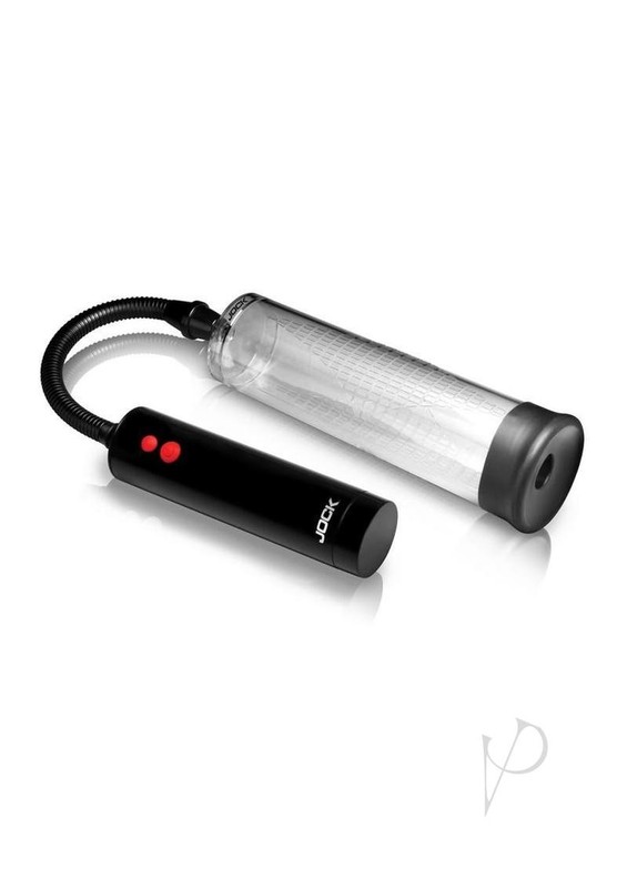 Jock Power Up Automatic Rechargeable Penis Pump Clear Cylinder Black Xr Curve gallery