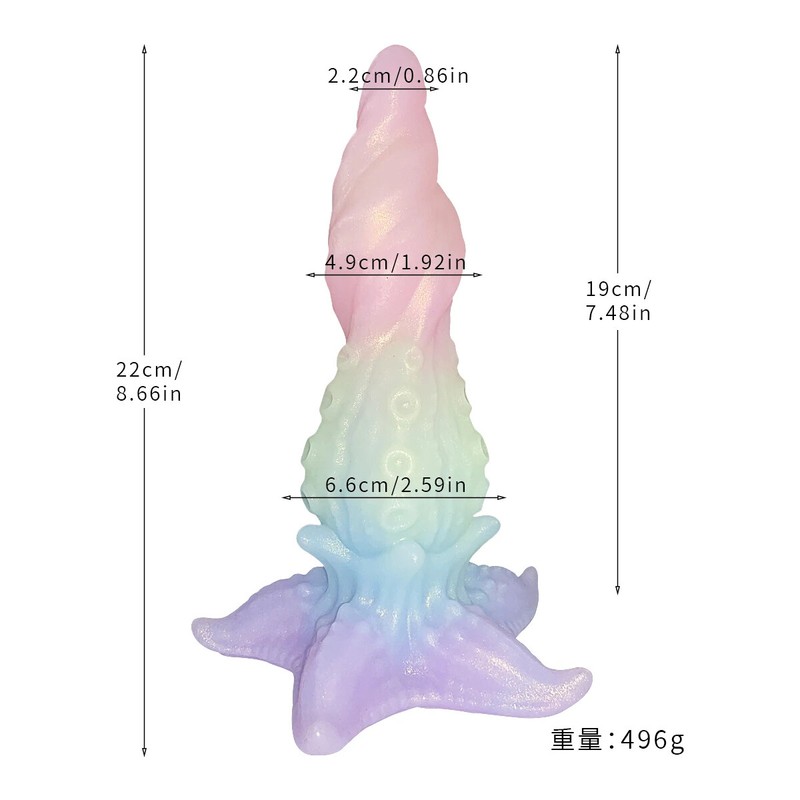 Spiral Tentacle Anal Dildo Anal Plug Silicone Big Butt Plug Female Anal Dilator