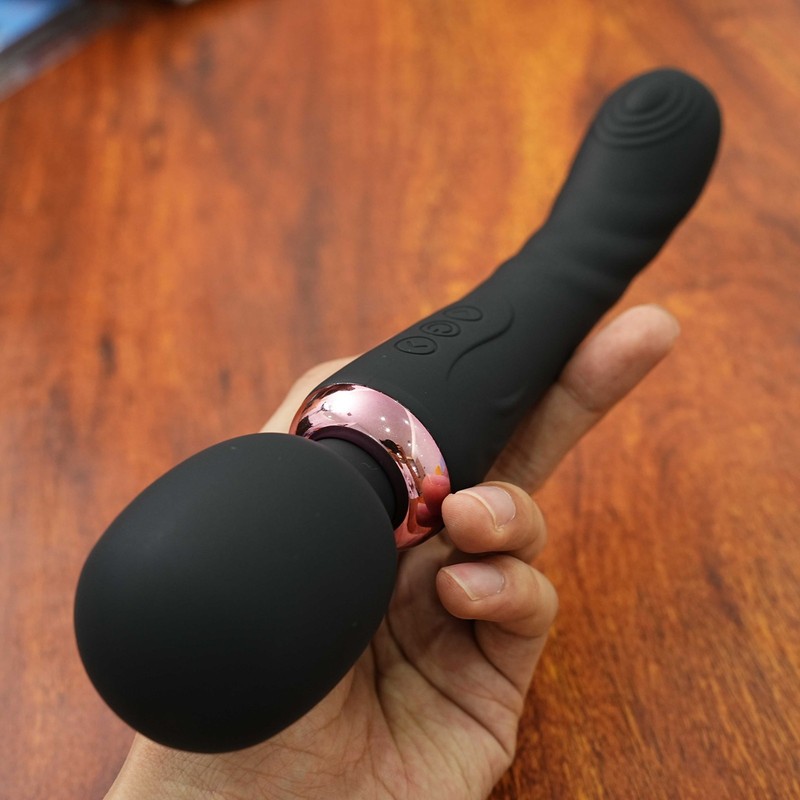 Rechargeable Wand Massager Vibrator Stimulator Sex Toy for Women Couples