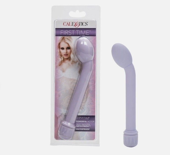 Cal Exotics First Time G-Spot Tulip Vibe Purple – Vaginal Vibrator