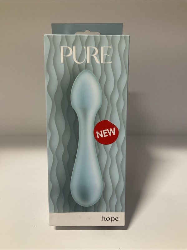 Pure Hope Rechargeable Silicone Wand – Blue