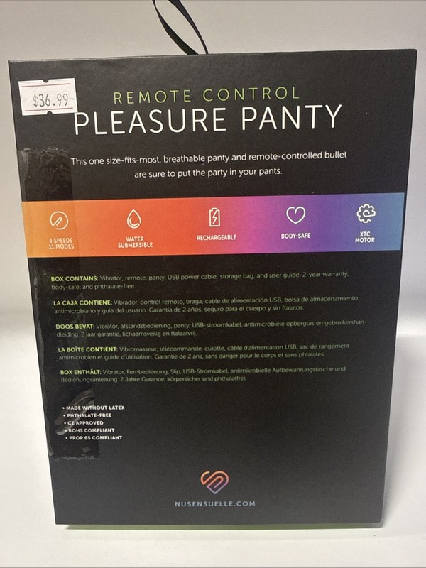 Nu Sensuelle Remote Control Pleasure Panty Pink gallery