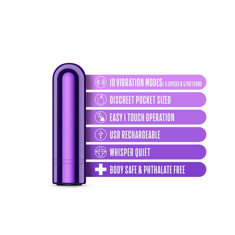 Kool Vibes – Rechargeable Mini Bullet – Grape