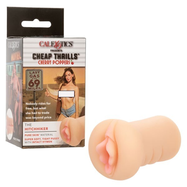 Cal Exotics Cheap Thrills Cherry Poppers The Hitchhiker Pussy Masturbator -Light