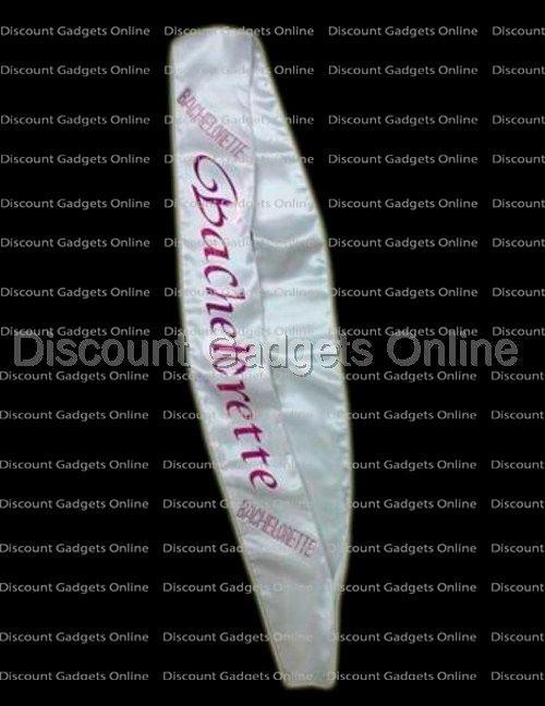 Bachelorette Party Favor Supply Wedding Sash w/ Pink RHINESTONES