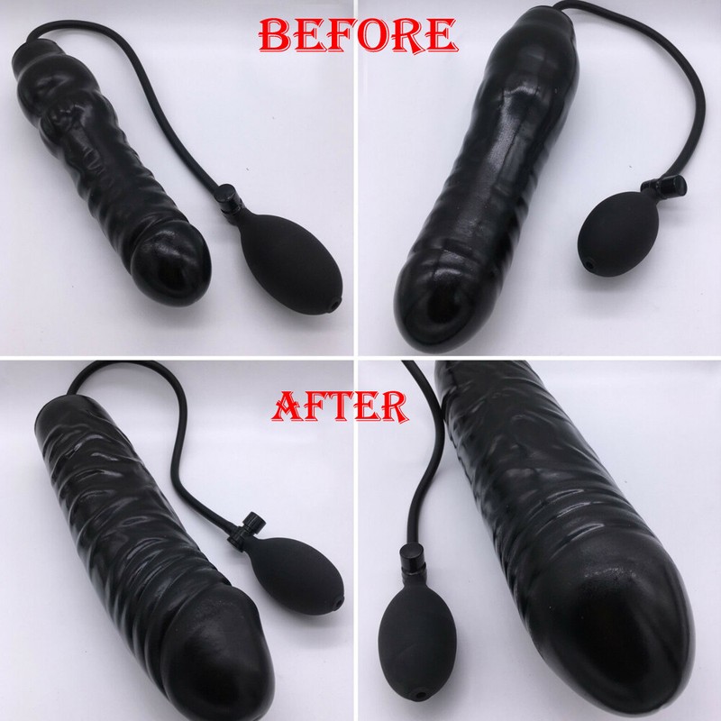 Extra-Large-Huge-Inflatable-Anal-Butt Plug-Dildo Prostate-Sex Toys for Men Women gallery
