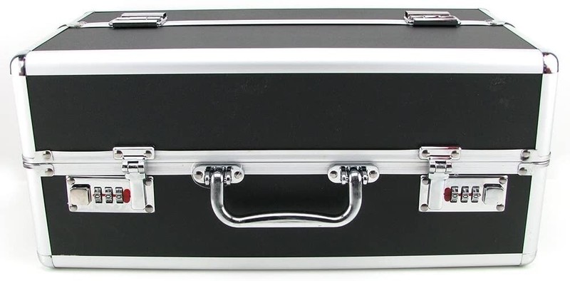 BMS Lockable Sex Toy Case Storage Chest LOCKING Box - LARGE Black gallery