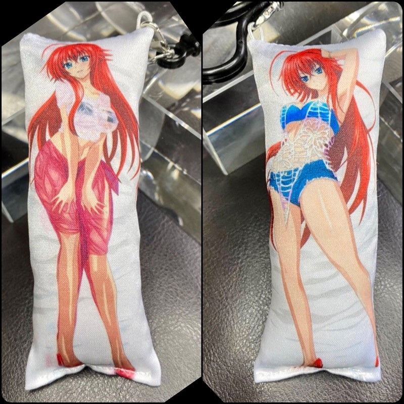 Handmade Anime Rias Gremory High School DXD Body Pillow Plush Keychain New