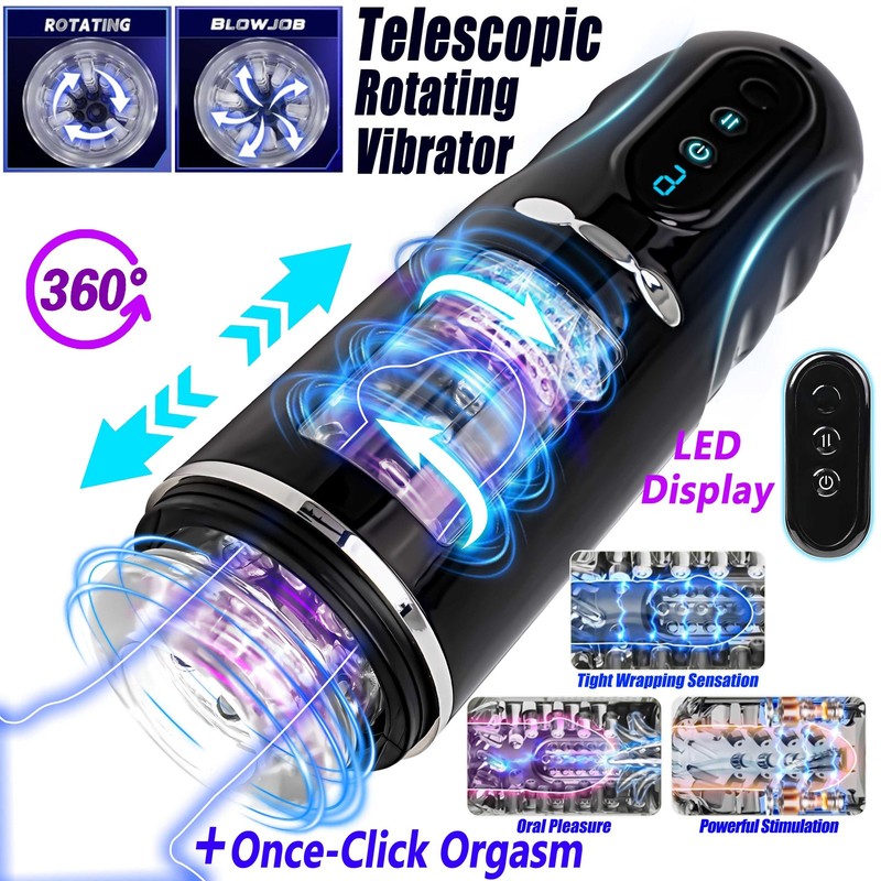 Automatic Penis Masturbator Thrusting Vibrating for Male Stroker Blowjob Sex Toy