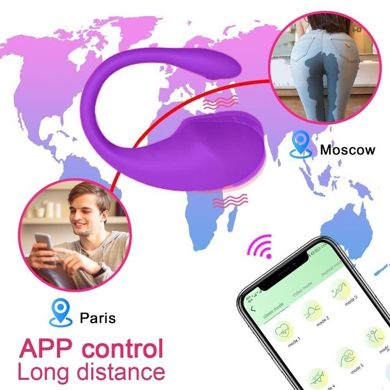 Wireless APP Remote Vibrator Control Bullet Egg G-Spot Dildo Sex Toys For Women gallery