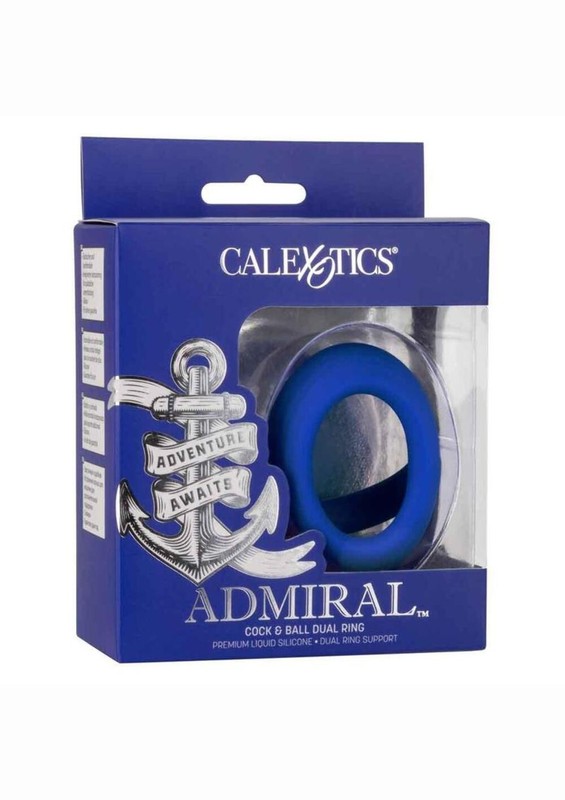 CalExotics Admiral Dual Silicone Cock And Ball Ring Comfortable Fit gallery