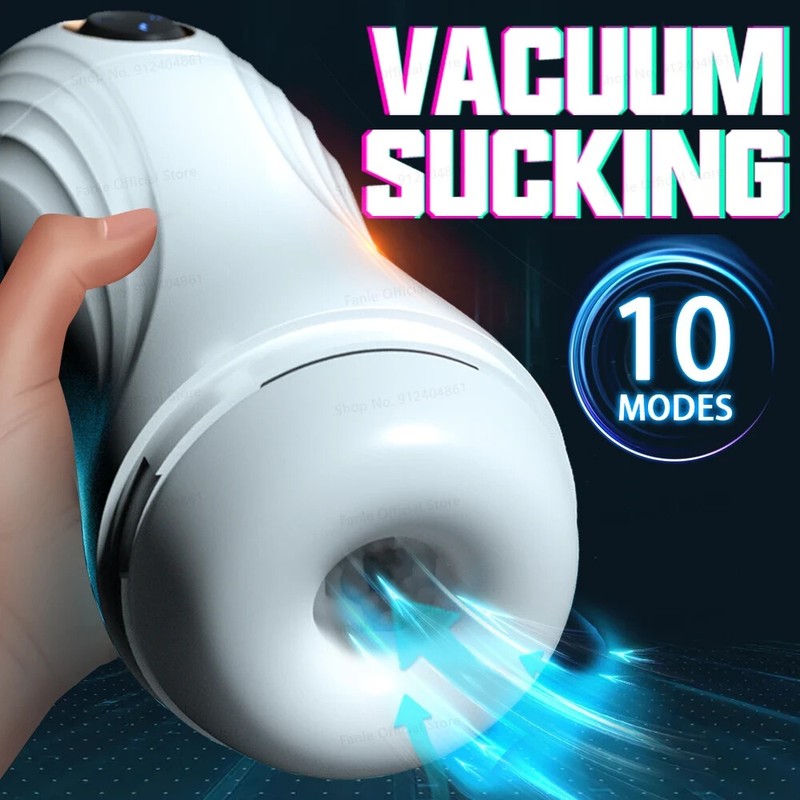 Male DEEP SUCKING Masturbaters Cup HandsFree Stroker Cups SEX Adult TOYS FOR MEN