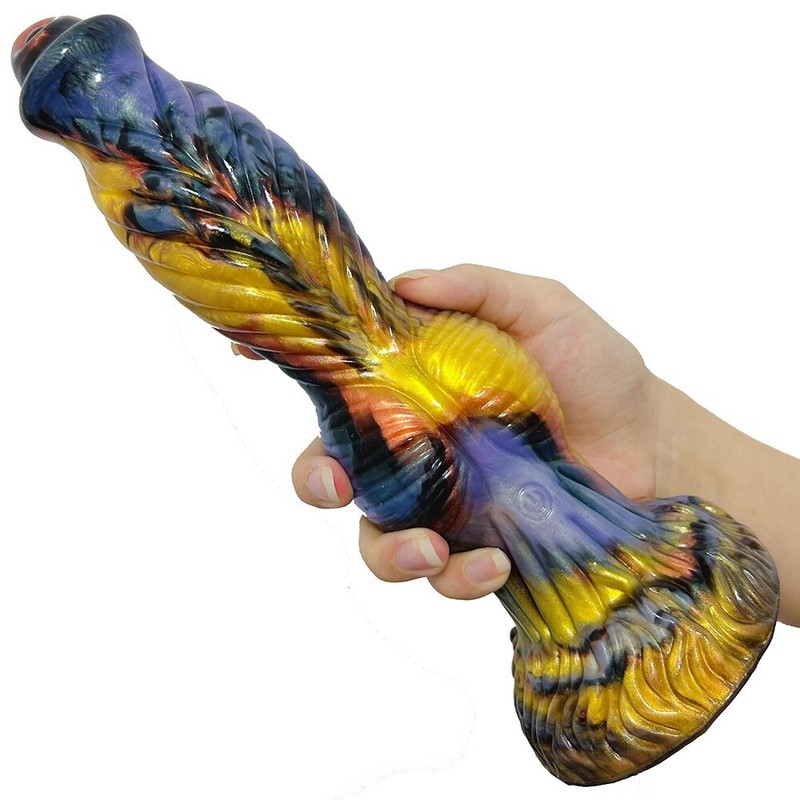 10" Phoenix Huge Dildo Knot Fantasy Monster Silicon Dildo Adult Sex Toy Big Dick gallery