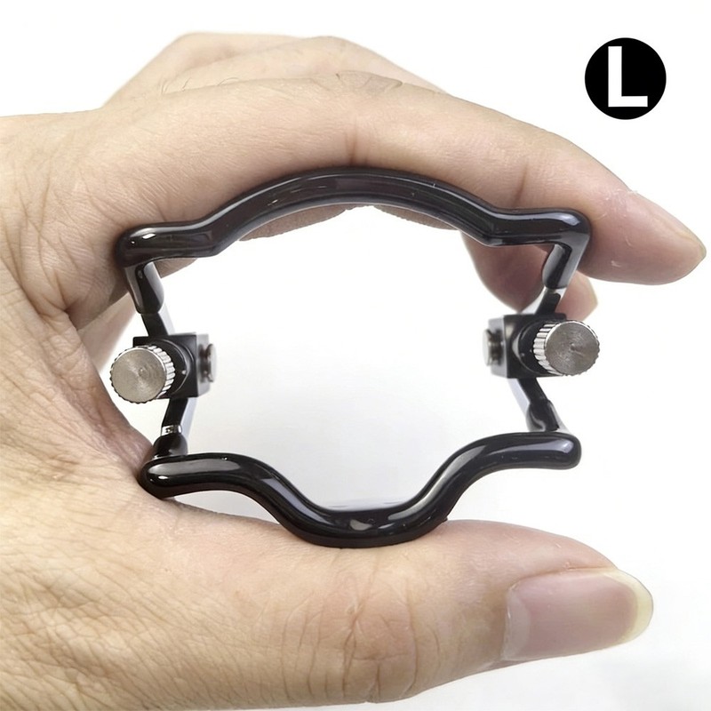 BDSM Stainless Steel Adjustable Mouth Plug Restraint Blowjob Gag Mouth Bondage gallery