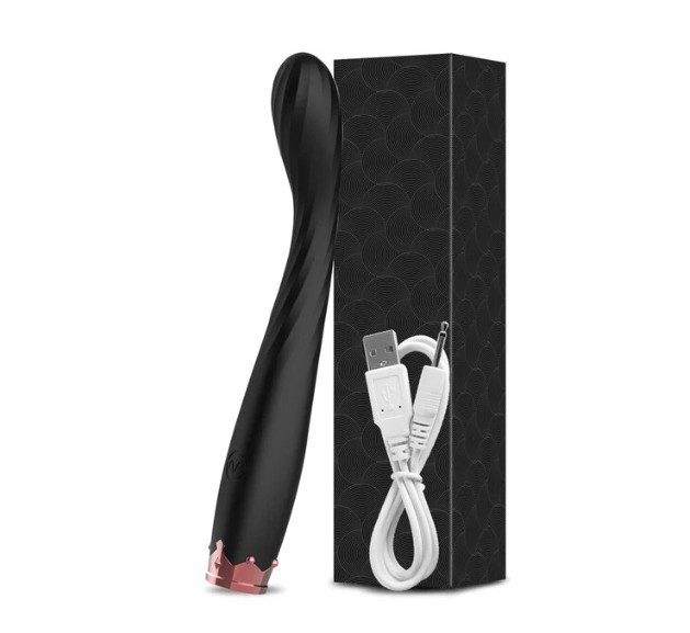 G Spot Finger Vibrator for Women Nipple Clitoris Stimulator Black B1