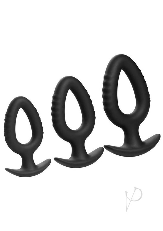 Ms Pop Plugs Hollow Anal Trainer Set 3pc gallery