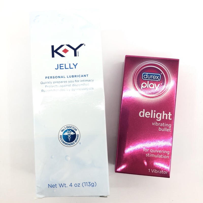 Durex Play Delight Vibrating Bullet Battery Included And KY Jelly Set