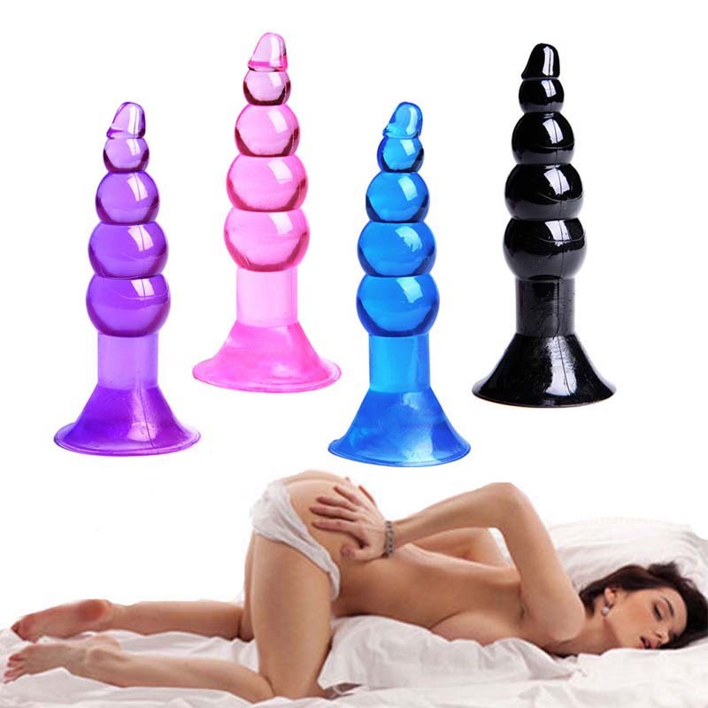Silicone-Dildo-Beads-Prostate-Sex-Vaginal-Massager-Anal-Butt-Plug-Sex-Toys-Adult gallery