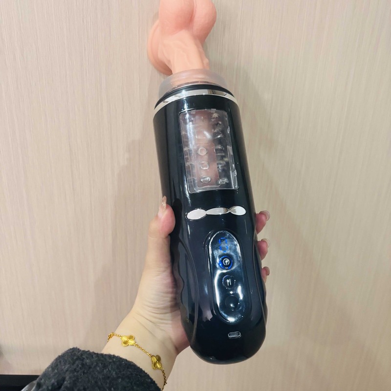 Automatic Male Masturbaters Thrusting Cup Rotating Stroker Men Sex Toy Handsfree