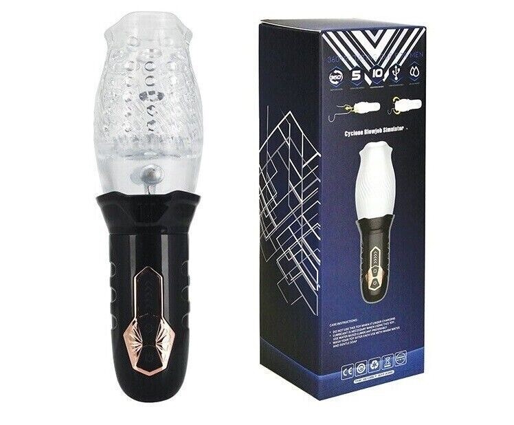 Male Rose Cyclone Blowjob Simulator Automatic Oral Masturbator – FREE SHIPPING