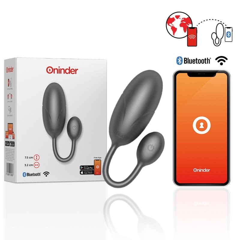 Oninder - Tokyo Vibrating Egg Black 7.5 X 3.2 CM Free App gallery